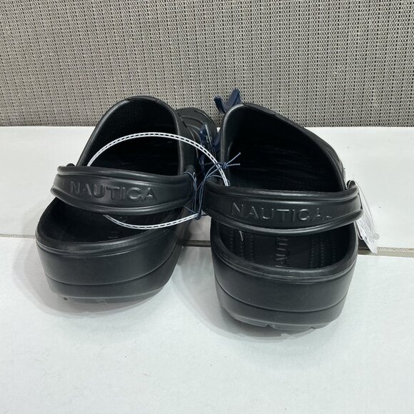 Nautica Mens River Edge Black Slide Sandals Size 7 Comfortable Slip-On - Picture 3 of 7
